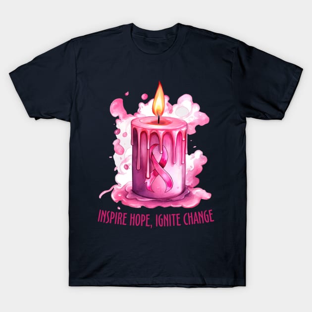 Breast cancer awareness T-Shirt by Anonic